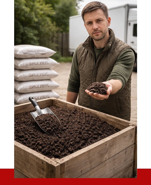 Купить биогумус в Гагарине с доставкой от 8843 р. за куб | ПРОНЕРУДГгр