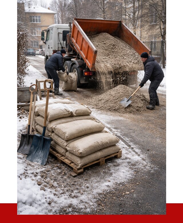 Противогололедные материалы оптом в Гагарине от 4370 р. | ПРОНЕРУДГгр