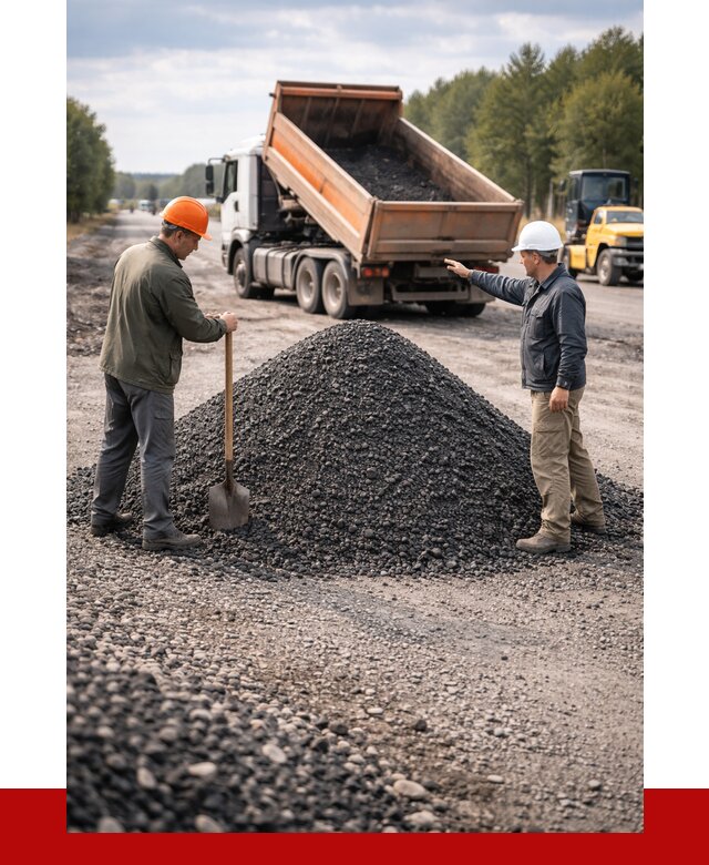 Купить асфальтовую крошку для дорог в Гагарине от 4370 р. | ПРОНЕРУДГгр