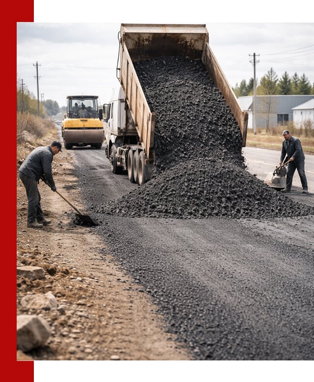 Асфальтовая крошка для дорог в Гагарине — поставка и доставка