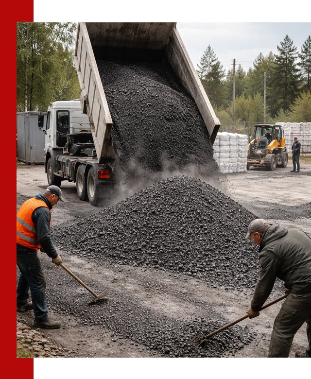Доставка и продажа асфальтного гранулята в Гагарине