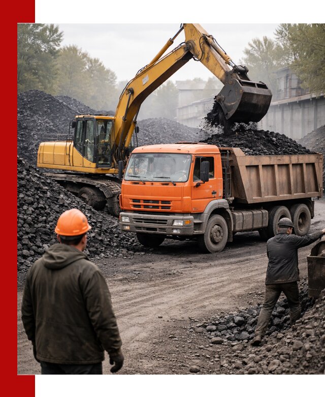 Доставка угля автотранспортом в Гагарине быстро и выгодно