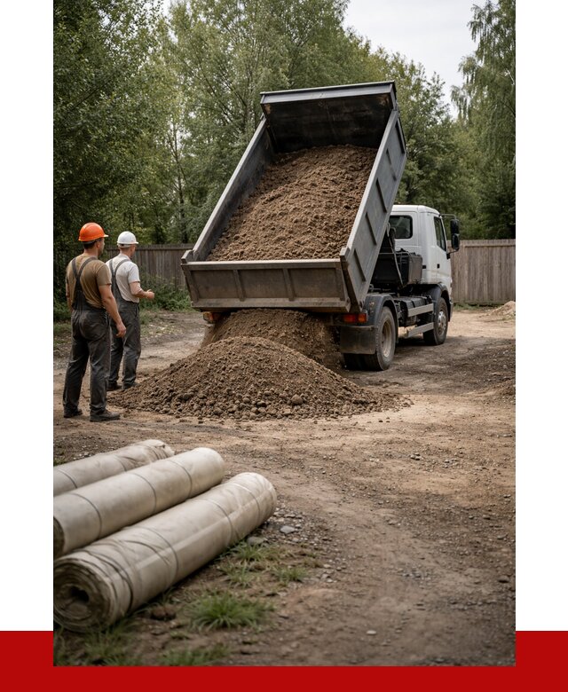 Доставка сыпучих материалов самосвалом в Гагарина от 4370 р. | ПРОНЕРУДГгр