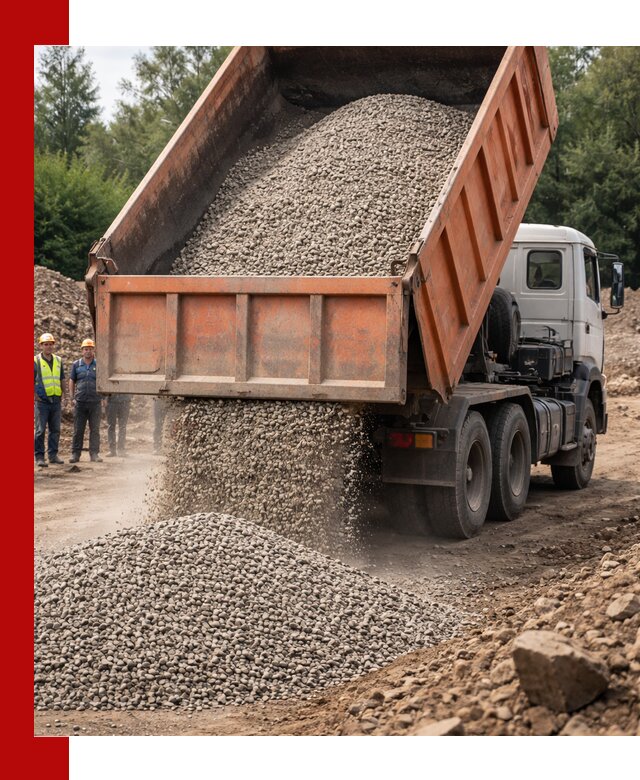 Доставка сыпучих материалов самосвалом в Гагарине быстро и надежно