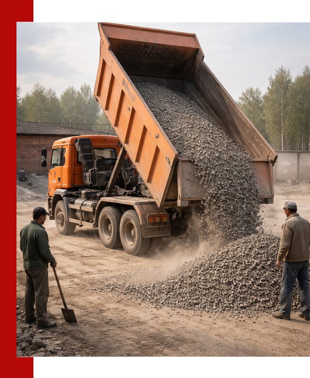 Доставка самосвалом 20 м3 в Гагарине быстро и надежно