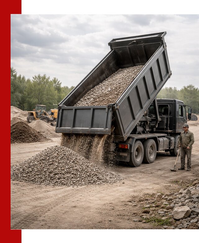 Доставка самосвалом 30 м3 по выгодным ценам в Гагарине