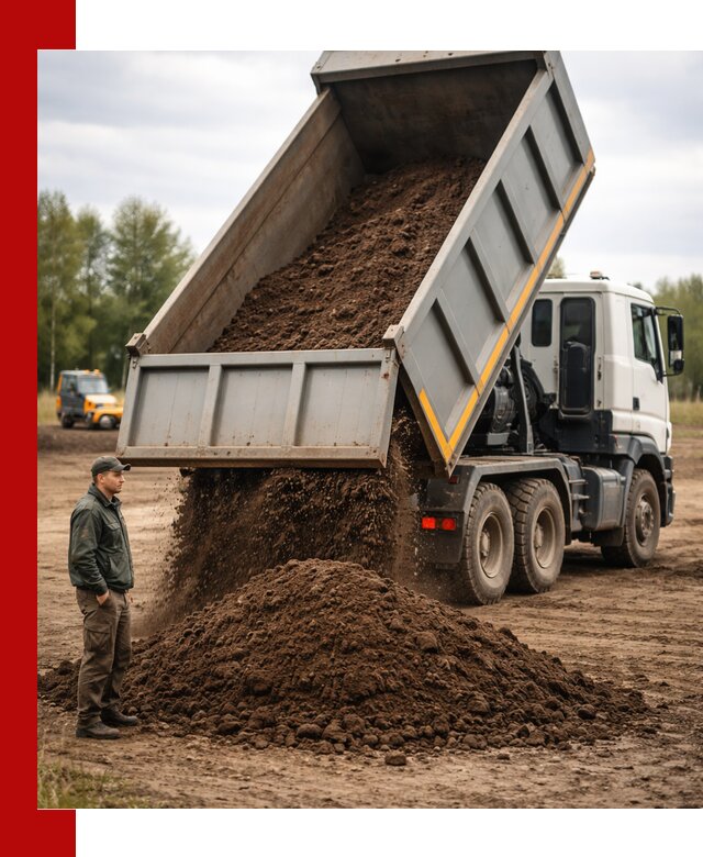 Аренда самосвала с водителем в Гагарине для сыпучих грузов и навоза
