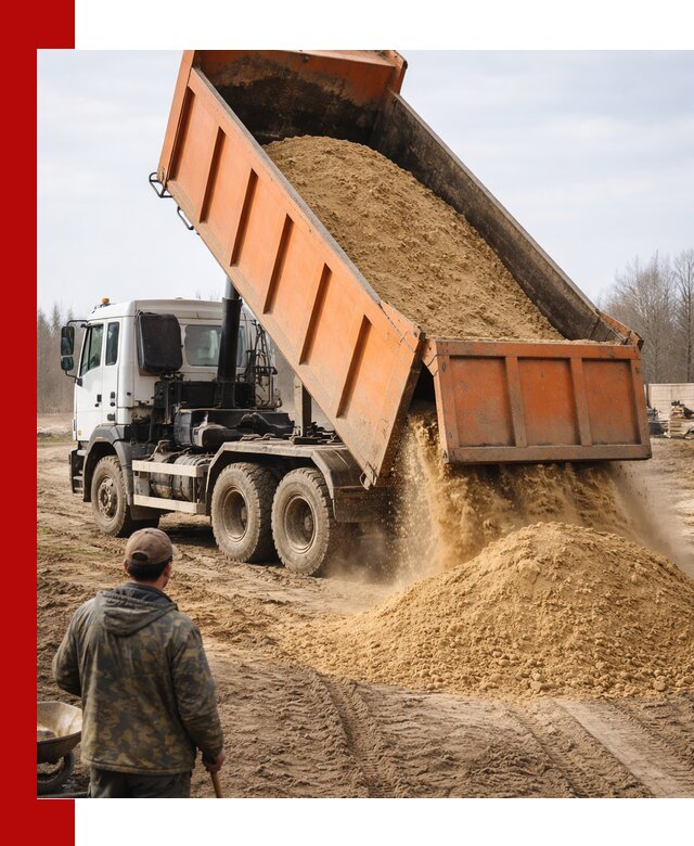 Аренда самосвала 20 тонн для перевозки грузов в Гагарине