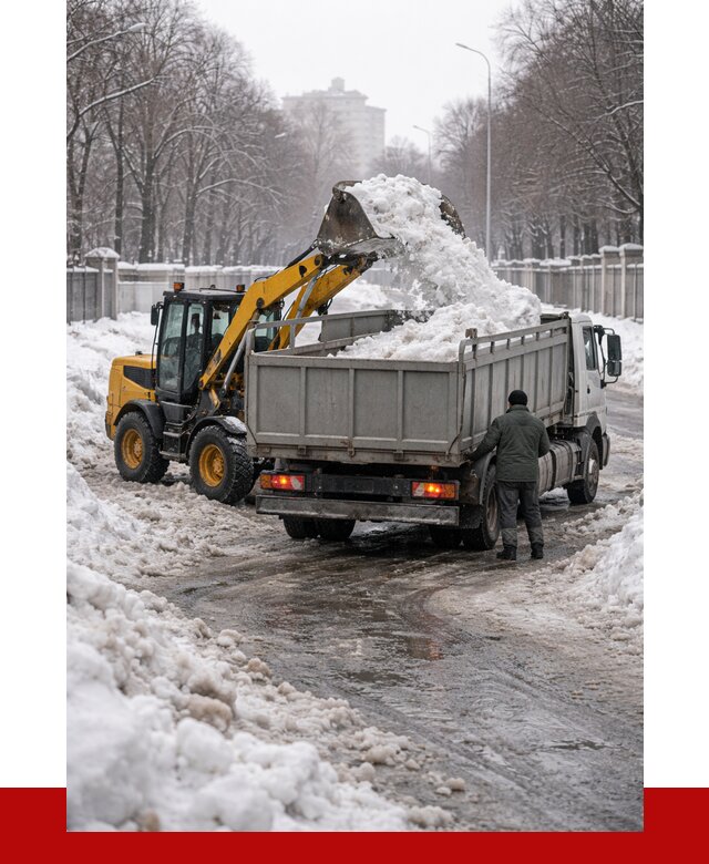Вывоз снега с погрузкой в Гагарине от 3641 р. ПРОНЕРУДГгр