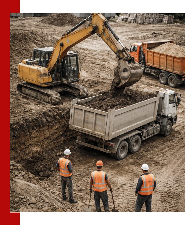 Разработка грунта для строительства и благоустройства в Гагарине