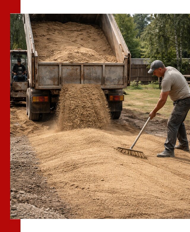 Отсыпка участка песком в Гагарине быстро и качественно