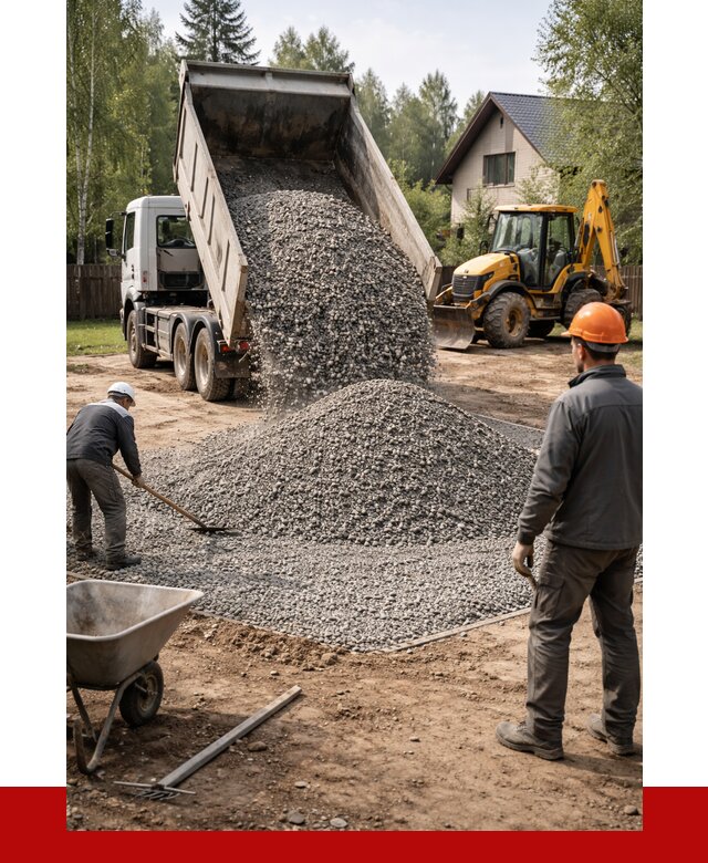 Отсыпка участка щебнем в Гагарине от 6763 р. ПРОНЕРУДГгр