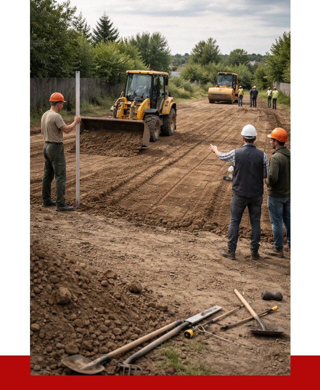 Планировка участка грунтом в Гагарине от 4682 р ПРОНЕРУДГгр