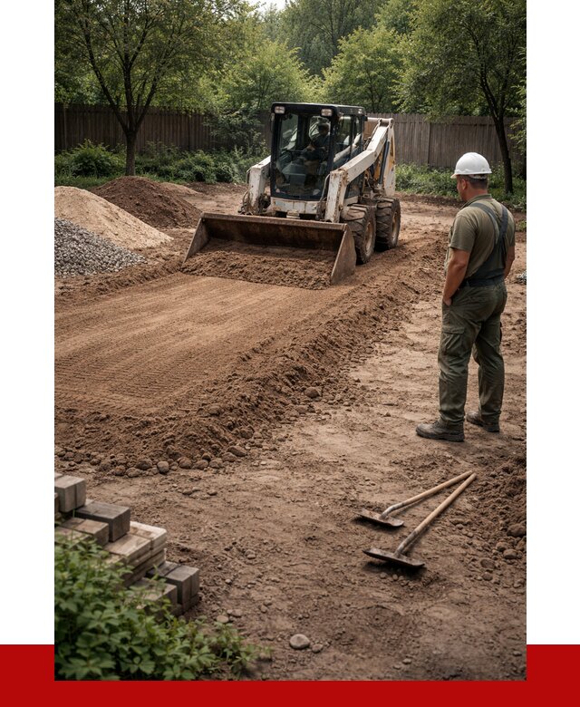 Выравнивание участка под ключ в Гагарине от 3641 р. | ПРОНЕРУДГгр