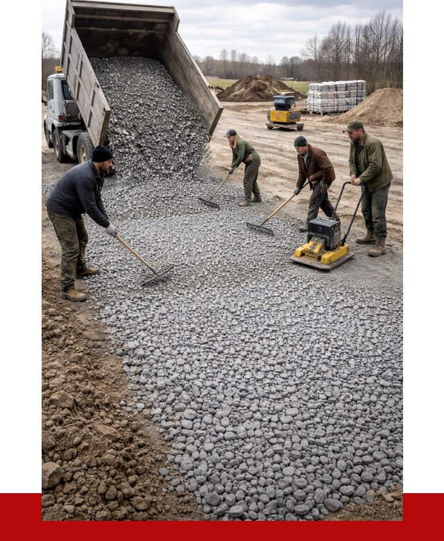 Устройство щебеночной подушки в Гагарине от 4682 р. ПРОНЕРУДГгр